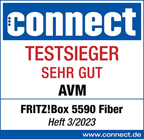 FRITZ!Box 5590 Fiber – Glasfaser-Router mit Wi-Fi 6, Mesh & 2.5-Gigabit-LAN